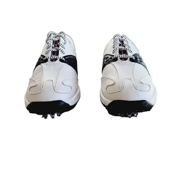 Footjoy Junior Golf Shoe Style 45087 Black / White Size 4 New with tags - Picture 3 of 10